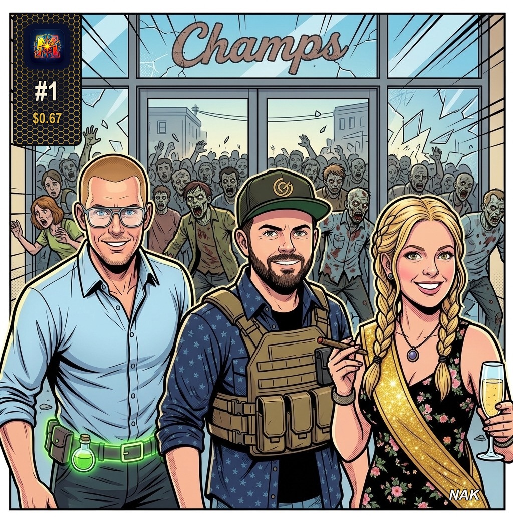 Champs Zombie Comic Cover