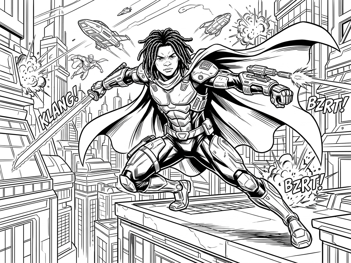 Coloring book page